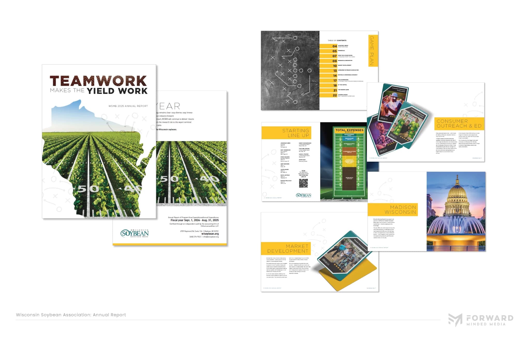 Forward Minded Media branding work