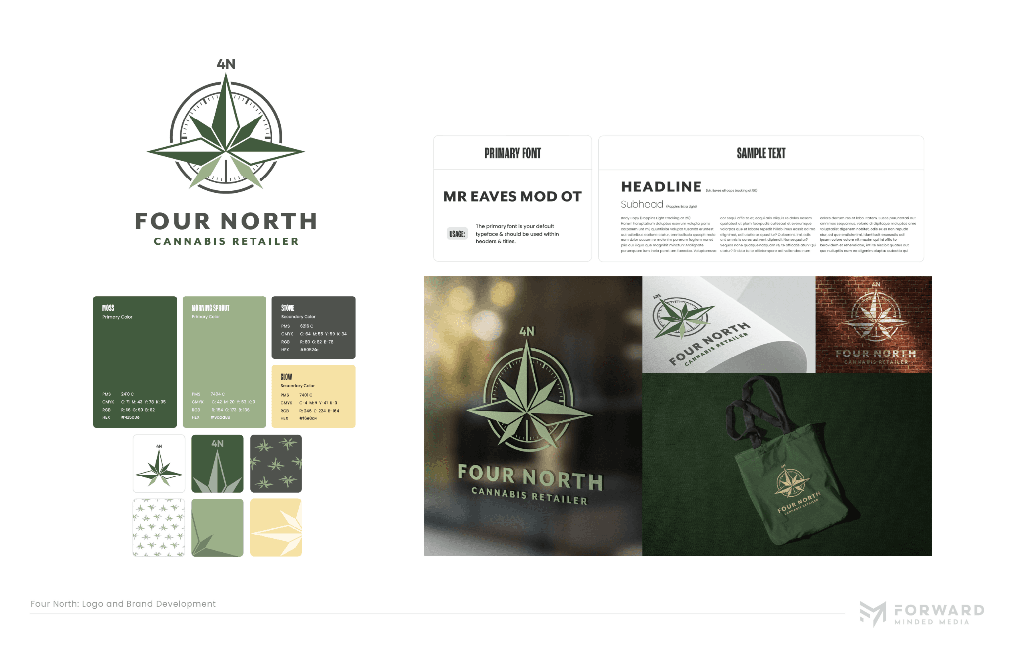 Forward Minded Media branding work