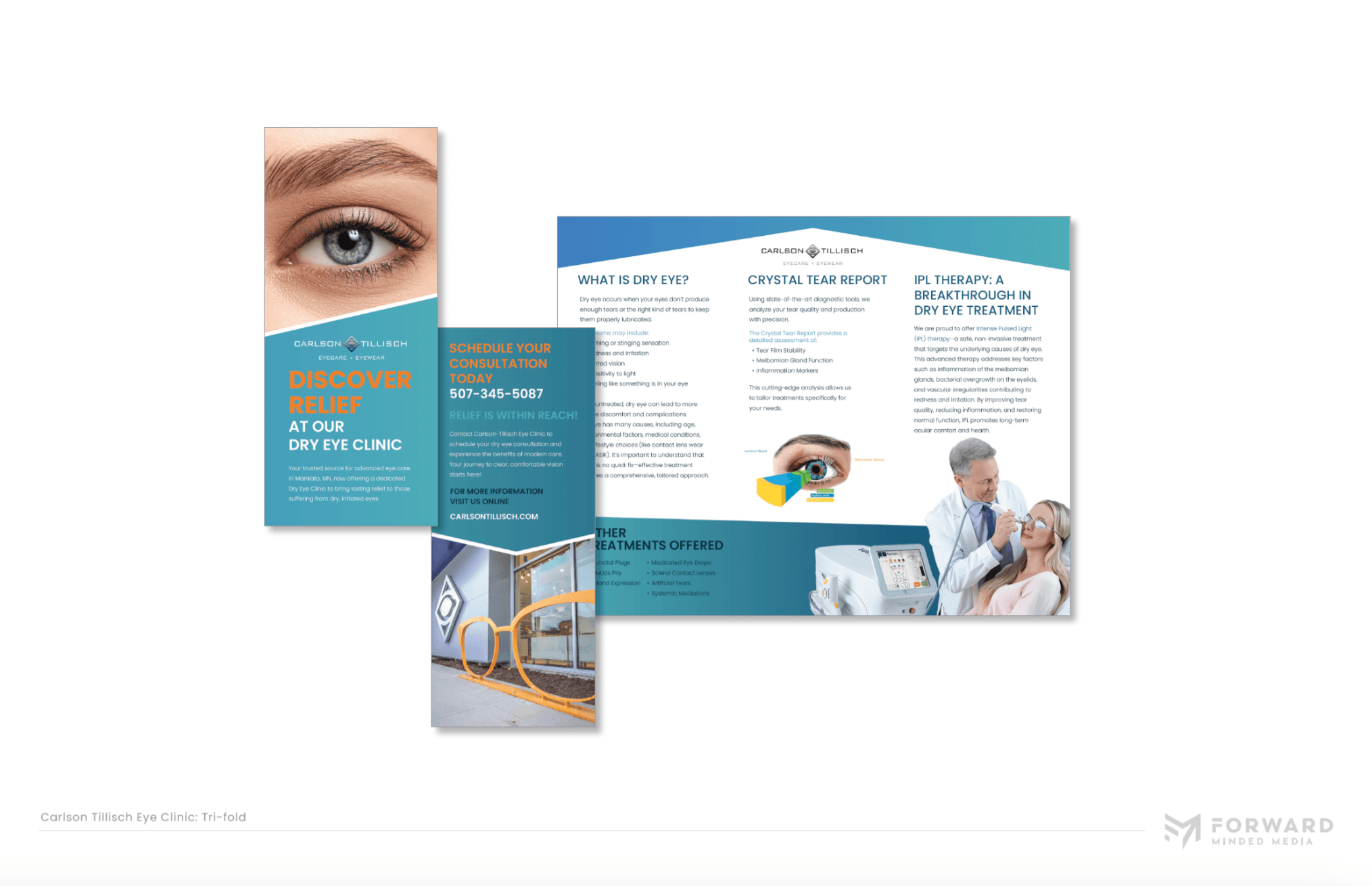 Forward Minded Media branding work