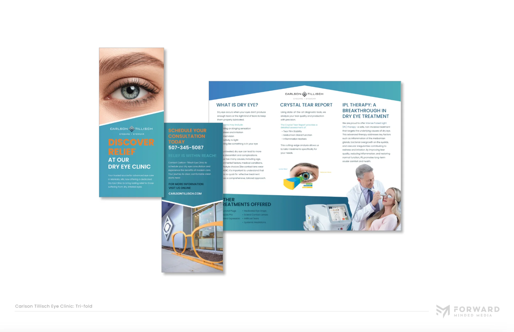 Forward Minded Media branding work